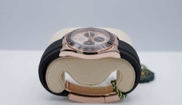 Rolex 126515LN DAYTONA ROSE GOLD SUNDUST OYSTERFLEX NEW MODEL 2024 FULL SET - Image 4