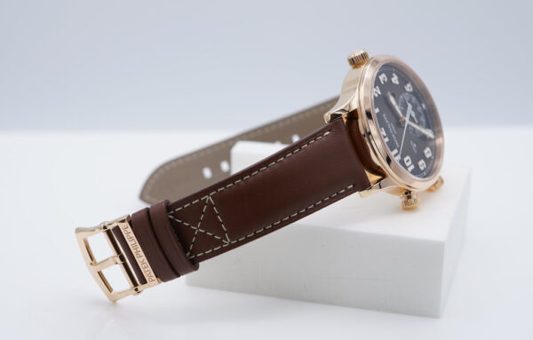 Patek PHILIPPE 5524R 18K ROSE GOLD CALATRAVA PILOT TRAVEL TIME 2022 FULL SET - Image 6