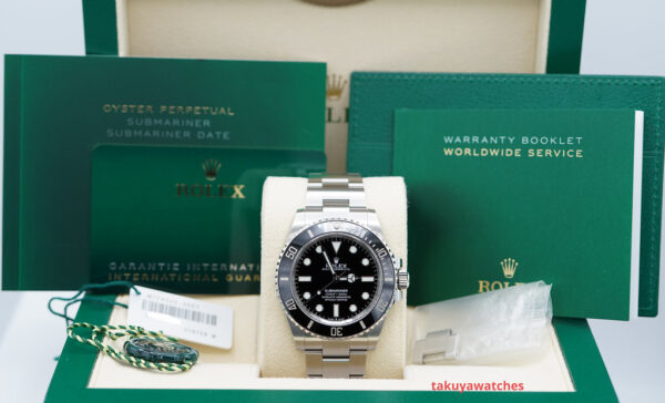 Rolex 124060 SUBMARINER NO DATE 41MM 2022 WARRANTY COMPLETE SET - Image 2