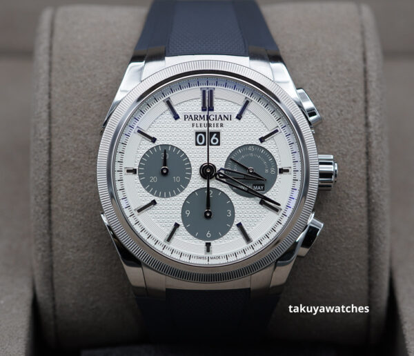Parmigiani Fleurier TONDA GT CHRONOGRAPH ANNUAL CALENDAR QUANTUM GREY PANDA DIAL FULL SET