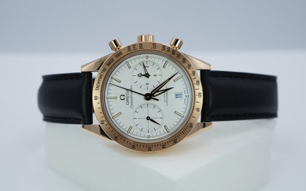 Omega SPEEDMASTER '57 18K RED GOLD SILVER DIAL 2022 COMPLETE SET - Image 10