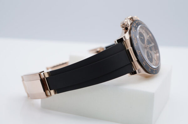 Rolex 116515LN DAYTONA ROSE GOLD SUNDUST DIAL OYSTERFLEX 2021 WARRANTY FULL SET - Image 6