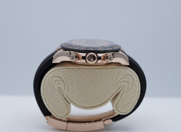 Rolex 116515LN DAYTONA ROSE GOLD SUNDUST DIAL OYSTERFLEX 2021 WARRANTY FULL SET - Image 4