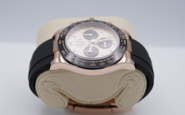 Rolex 116515LN DAYTONA ROSE GOLD SUNDUST DIAL OYSTERFLEX 2021 WARRANTY FULL SET - Image 3