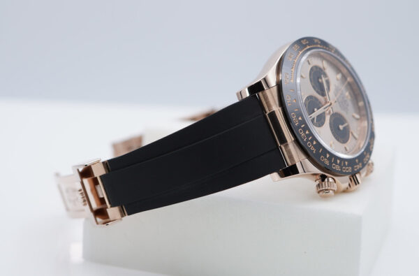 Rolex 116515LN DAYTONA ROSE GOLD SUNDUST DIAL OYSTERFLEX 2021 WARRANTY FULL SET - Image 5