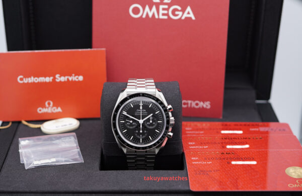 Omega SPEEDMASTER PROFESSIONAL MOONWATCH 3861 SAPPHIRE 2023 WARRANTY FULL SET - Image 2