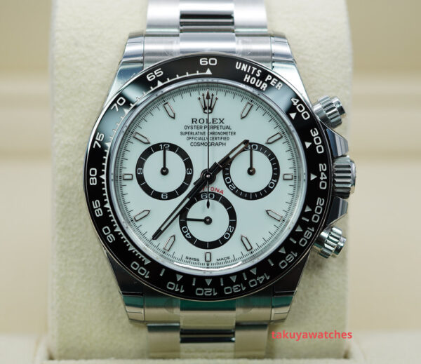 BRAND NEW Rolex 126500LN DAYTONA STEEL WHITE DIAL NEW MODEL 2024 STICKERS FULL SET