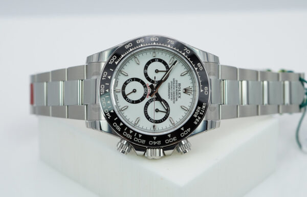 BRAND NEW Rolex 126500LN DAYTONA STEEL WHITE DIAL NEW MODEL 2024 STICKERS FULL SET - Image 9