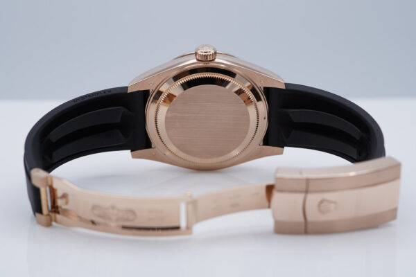 Rolex 326235 SKY-DWELLER 18K ROSE GOLD WHITE DIAL OYSTERFLEX 2023 FULL SET - Image 8
