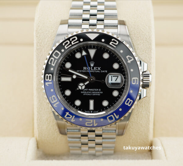Rolex 126710BLNR GMT MASTER 2 BLACK BLUE BEZEL JUBILEE 2023 WARRANTY FULL SET