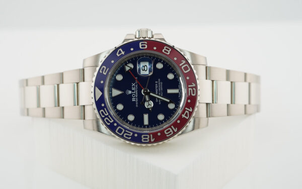 Rolex 116719BLRO GMT MASTER 2 WHITE GOLD PEPSI BEZEL BLUE DIAL COMPLETE SET - Image 11