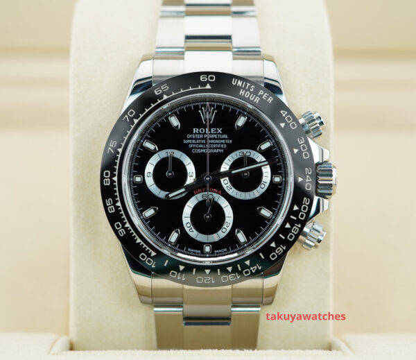 Rolex 116500LN COSMOGRAPH DAYTONA STEEL CERAMIC BEZEL BLACK DIAL COMPLETE SET