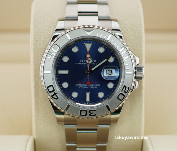 Rolex 126622 YACHTMASTER PLATINUM BEZEL BLUE DIAL 40MM 2022 COMPLETE SET