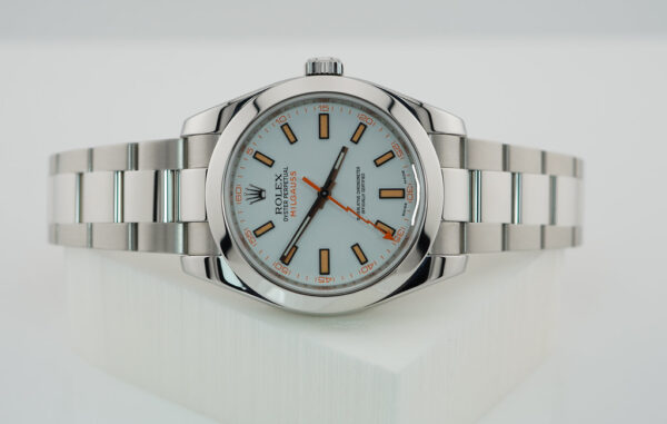 Rolex 116400 MILGAUSS STAINLESS STEEL WHITE DIAL COMPLETE SET - Image 10