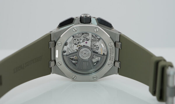 Audemars PIGUET ROYAL OAK OFFSHORE 26420SO STAINLESS STEEL TAUPE DIAL 43MM FULL SET - Image 8