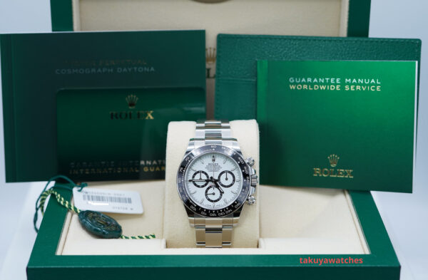 Rolex 126500LN DAYTONA STAINLESS STEEL WHITE DIAL NEW MODEL 2024 FULL SET - Image 2