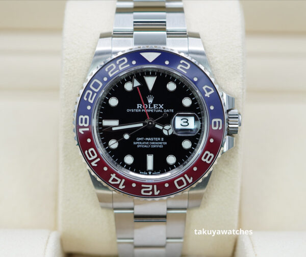 Rolex 126710BLRO PEPSI GMT MASTER II RED BLUE BEZEL OYSTER BAND 2022 FULL SET
