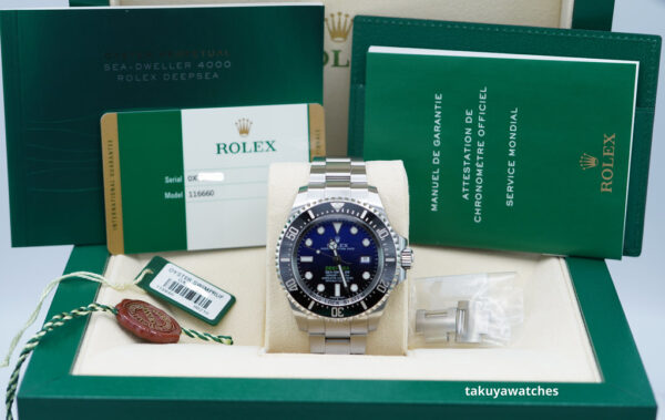 Rolex 116660 DEEPSEA SEADWELLER D-BLUE DIAL JAMES CAMERON COMPLETE SET - Image 2