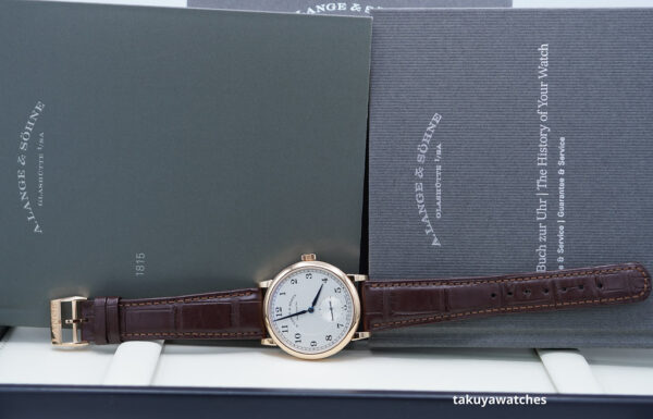 A. Lange & Sohne 1815 18K ROSE GOLD MANUAL WIND 235.032 38.5MM 2024 FULL SET - Image 2
