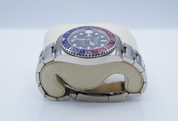 Rolex 116719BLRO GMT MASTER 2 18K WHITE GOLD PEPSI BEZEL BLACK DIAL FULL SET - Image 4