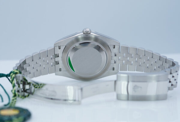 BRAND NEW Rolex 126300 DATEJUST 41 MINT GREEN DIAL JUBILEE BAND 2024 COMPLETE SET - Image 8