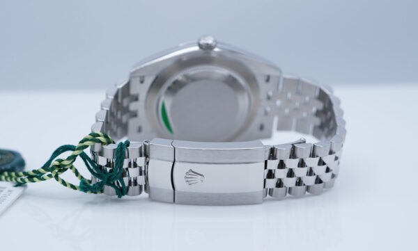 BRAND NEW Rolex 126300 DATEJUST 41 MINT GREEN DIAL JUBILEE BAND 2024 COMPLETE SET - Image 7