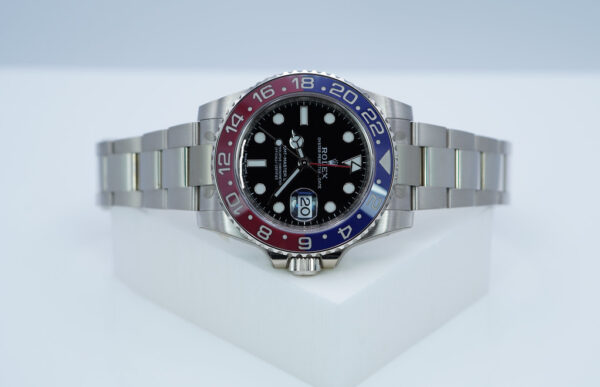 Rolex 116719BLRO GMT MASTER 2 18K WHITE GOLD PEPSI BEZEL BLACK DIAL FULL SET - Image 9