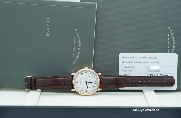 A. Lange & Sohne 1815 UP DOWN 18K PINK GOLD 234.032 39MM FULL SET - Image 2
