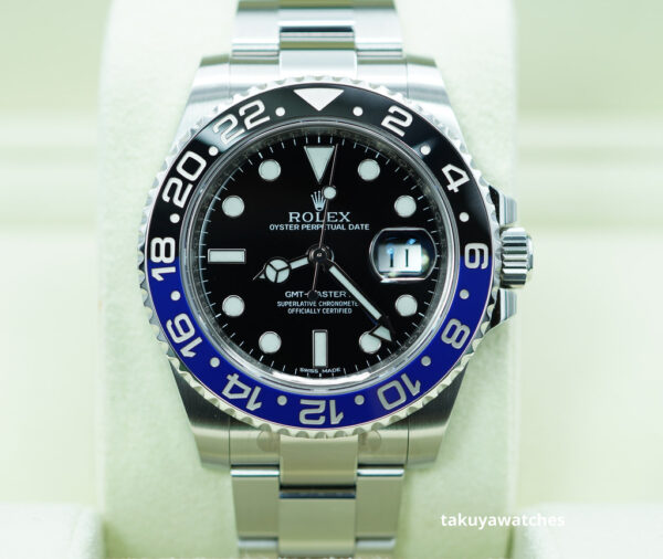 Rolex 116710BLNR GMT MASTER 2 BLACK BLUE CERAMIC BEZEL BATMAN COMPLETE SET