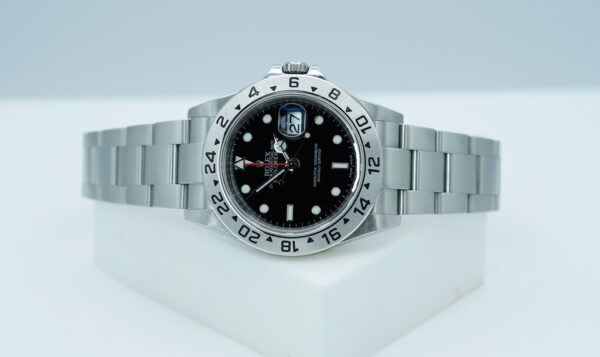 Rolex 16570 EXPLORER 2 40MM BLACK DIAL 3186 MOVEMENT WARRANTY FULL SET - Image 10