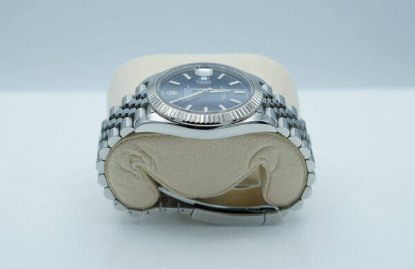 Rolex 126334 DATEJUST 41 FLUTED BEZEL BLUE STICK DIAL JUBILEE 2020 FULL SET - Image 4