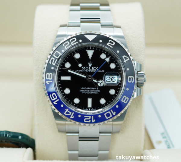 BRAND NEW Rolex 126710BLNR GMT MASTER II BLACK BLUE BEZEL NEW MODEL 2024 FULL SET