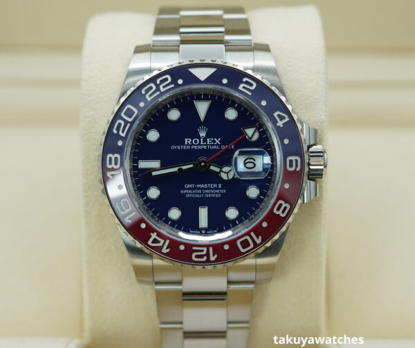 Rolex 126719BLRO GMT MASTER 2 18K WHITE GOLD PEPSI BEZEL BLUE DIAL 2020 FULL SET