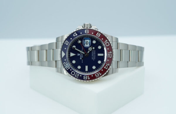 Rolex 126719BLRO GMT MASTER 2 18K WHITE GOLD PEPSI BEZEL BLUE DIAL 2020 FULL SET - Image 10