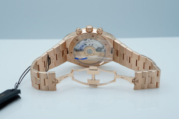 BRAND NEW Vacheron CONSTANTIN OVERSEAS CHRONO PINK GOLD GREEN DIAL 5520V 2024 MODEL FULL SET - Image 7