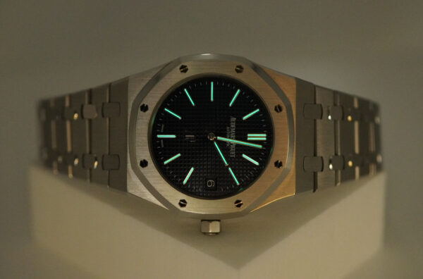 Audemars PIGUET ROYAL OAK JUMBO ULTRA THIN 15202ST BLUE DIAL SERVICED FULL SET - Image 11