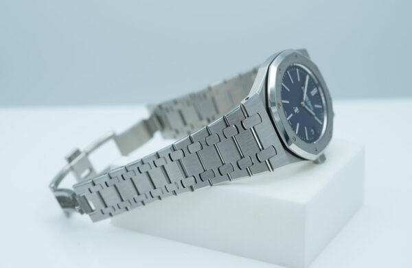 Audemars PIGUET ROYAL OAK JUMBO ULTRA THIN 15202ST BLUE DIAL SERVICED FULL SET - Image 6