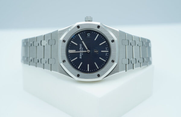 Audemars PIGUET ROYAL OAK JUMBO ULTRA THIN 15202ST BLUE DIAL SERVICED FULL SET - Image 10
