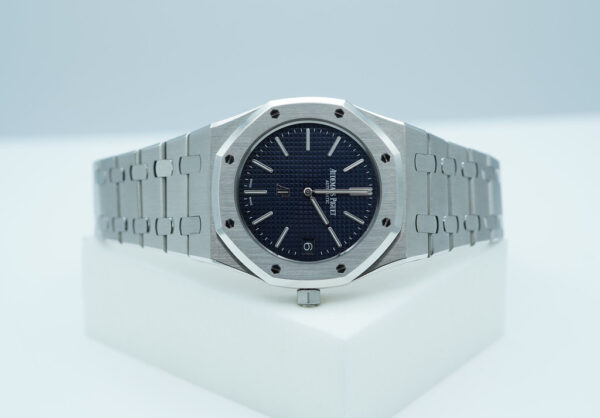 Audemars PIGUET ROYAL OAK JUMBO ULTRA THIN 15202ST BLUE DIAL SERVICED FULL SET - Image 9