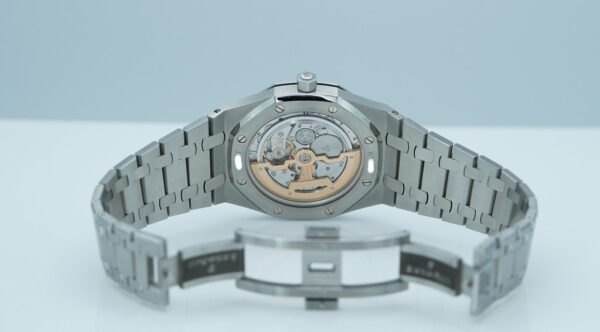 Audemars PIGUET ROYAL OAK JUMBO ULTRA THIN 15202ST BLUE DIAL SERVICED FULL SET - Image 8