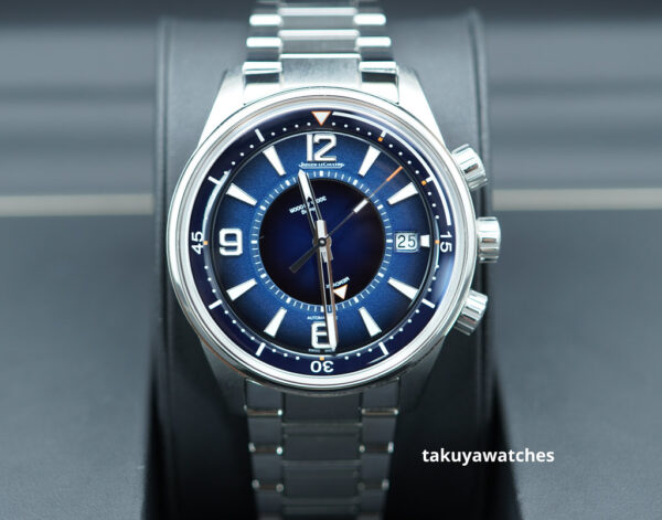 Jaeger-LeCoultre POLARIS MARINER MEMOVOX STEEL BLUE DIAL 2022 WARRANTY FULL SET