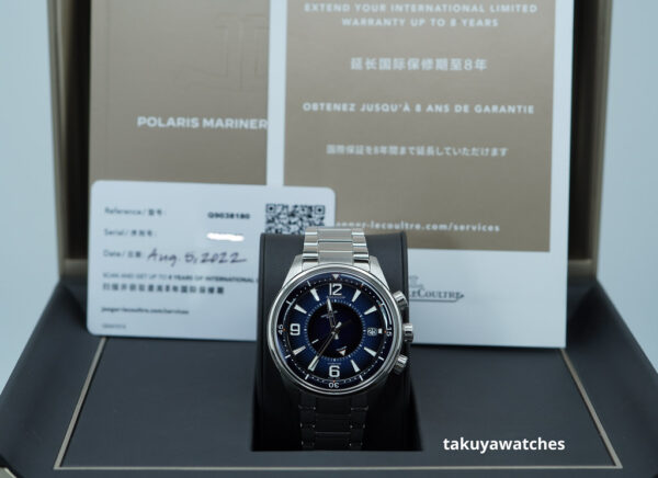 Jaeger-LeCoultre POLARIS MARINER MEMOVOX STEEL BLUE DIAL 2022 WARRANTY FULL SET - Image 2