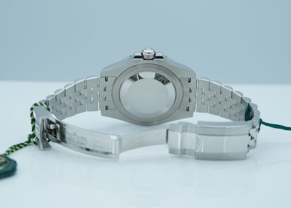 BRAND NEW Rolex 126710GRNR GMT MASTER II BLACK GREY BEZEL JUBILEE BAND 2024 FULL SET - Image 8