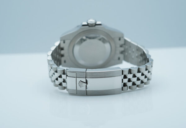 Rolex 126710BLNR GMT MASTER 2 BLACK BLUE BEZEL JUBILEE 2023 WARRANTY FULL SET - Image 7