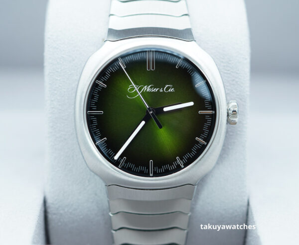 H. Moser & Cie STREAMLINER CENTRE SECONDS MATRIX GREEN FUMÉ DIAL 40MM 2022 FULL SET