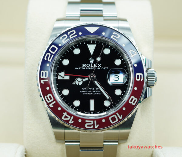 Rolex 126710BLRO PEPSI GMT MASTER II RED BLUE BEZEL OYSTER BAND 2022 FULL SET