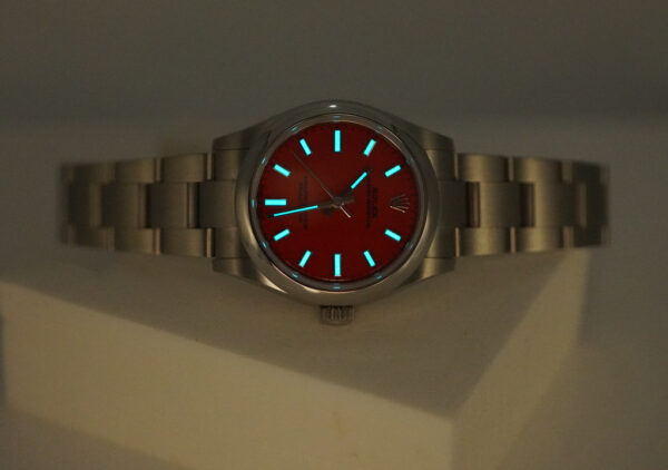 Rolex 277200 OYSTER PERPETUAL 31 CORAL RED DIAL 2022 WARRANTY FULL SET - Image 11
