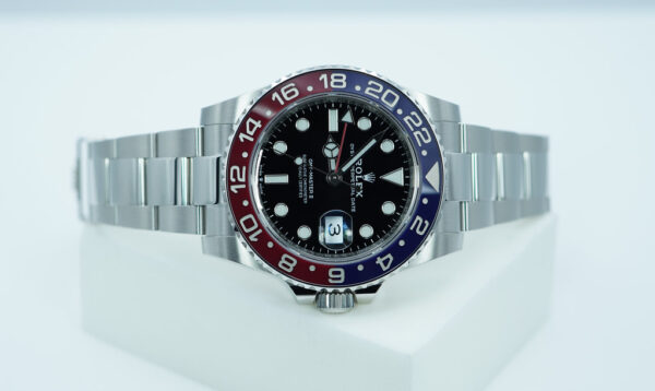 Rolex 126710BLRO PEPSI GMT MASTER II RED BLUE BEZEL OYSTER BAND 2022 FULL SET - Image 9