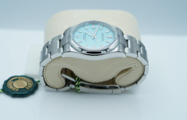 BRAND NEW Rolex 126000 OYSTER PERPETUAL 36 TURQUOISE BLUE DIAL 2024 FULL SET - Image 4