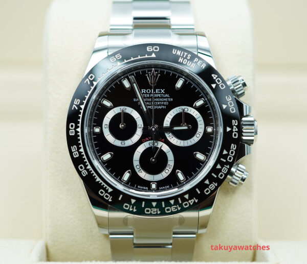 Rolex 116500LN COSMOGRAPH DAYTONA STEEL CERAMIC BEZEL BLACK DIAL 2022 FULL SET